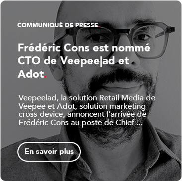Frédéric Cons est nommé CTO de Veepee|ad et Adot